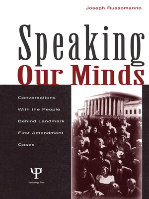 cover image of Speaking Our Minds
